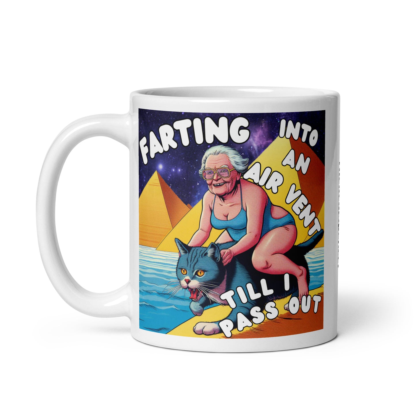 Farting Into An Air Vent Mug