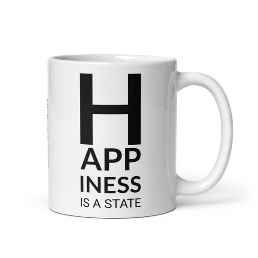 Happiness Is A State Mug