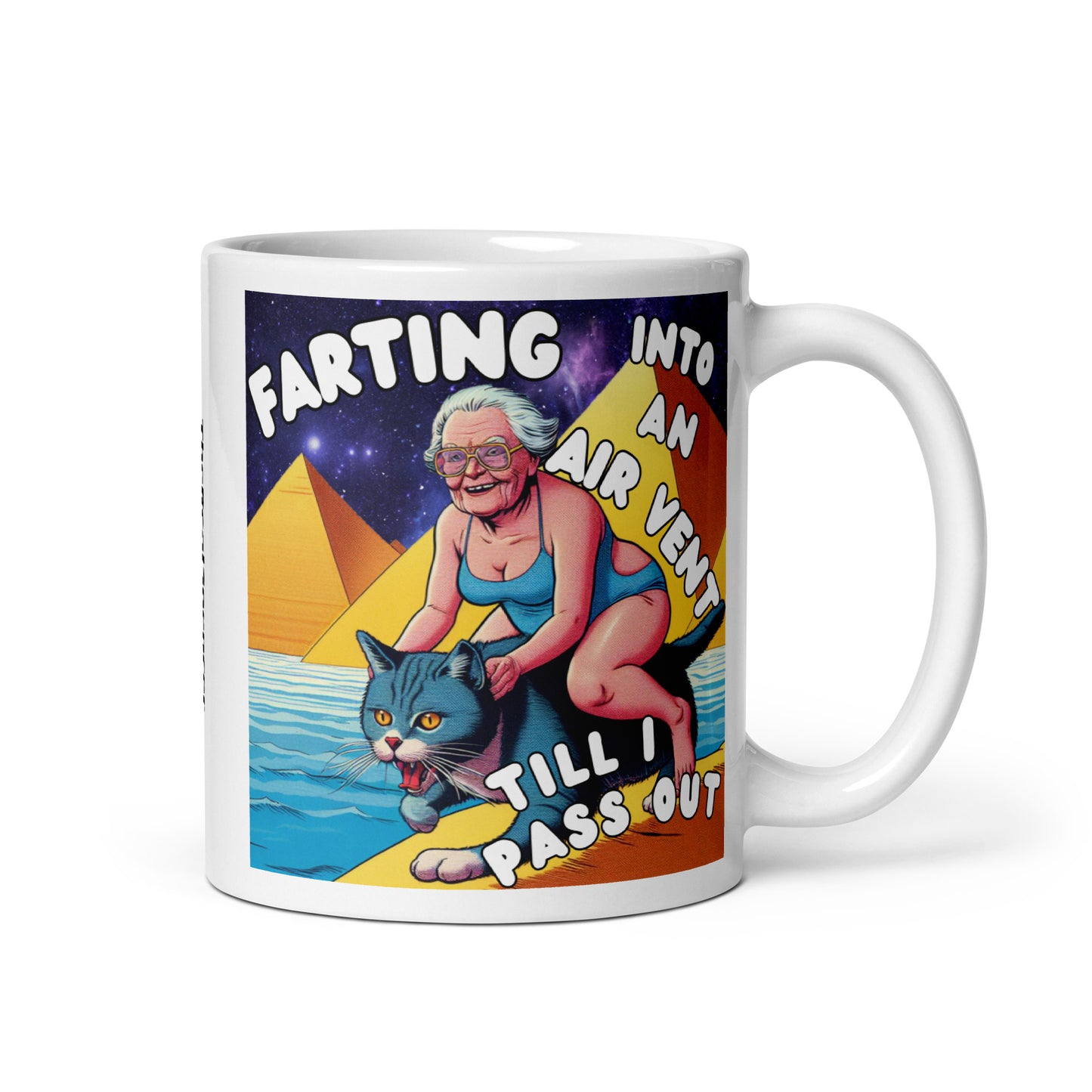 Farting Into An Air Vent Mug
