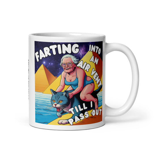 Farting Into An Air Vent Mug